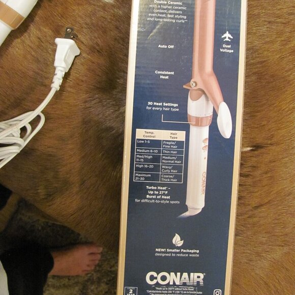 Conair® Double Ceramic Curling Iron NIP - Picture 8 of 12